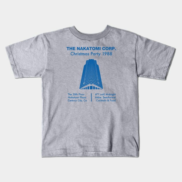 Nakatomi Plaza 1988 Kids T-Shirt by teeteet